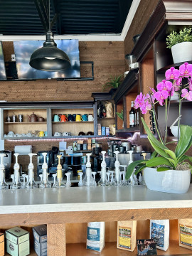 Cha and Coffee Stop - Display Case