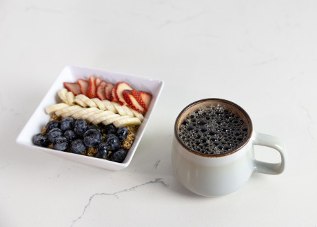 Cha and Coffee Stop - Acai Bowl with Coffee