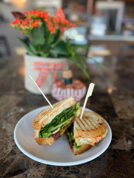 Cha and Coffee Stop - Veggie Delight Panini