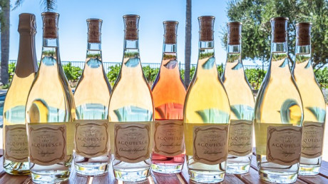 wine bottles