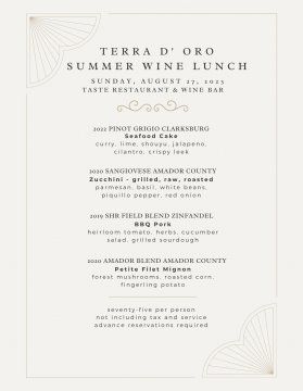 Lunch Menu