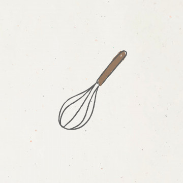 drawing of a whisk  image by rawpixel.com on Freepik